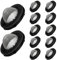 Piriuuo 12 Pcs Hose Washers, Stainless Stain Garden Hose Washers Garden Hose Screen Filter with Strainer Hose Washer with Screen Hose Gasket Washers for 3/4 Inch Garden Hose Washing Machine
