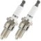 EuAcesry F7RTC Zündkerze Rasenmäher Ersetzen für NGK 5534/BPR7ES V-line-19, 2 Pcs Zündkerzen für Rasenmäher und kleine Motoren Traktor für BOSCH 7992/WR5DC 4038/WR5DP, für Champion 332/RN7YC 415/RN9YC