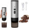Kouamor 3 en 1 Machine à Café Multi Capsules, CafetièRe Portable, CafetièRes Expresso à Capsules Et Café Moulu, Machine à Expresso éLectrique, 15 Bar, Pour Bureau Voyage Camping Maison (gris)