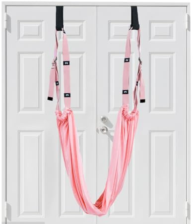 Krmoau Aerial Yoga Rope, Aerial Yoga Swing - Leg Stretch Strap for Spagate, Strong Anti- Flexibility Trainer, Backbend Assist, Hammock Swing Splits Training