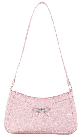 BACH AND BOUJEE Bling Handtasche mit Pailletten für Damen Abendtaschen für Damen Glitzernde Party und Abschlussballtaschen Niedliche Hobo Clutch Handtasche