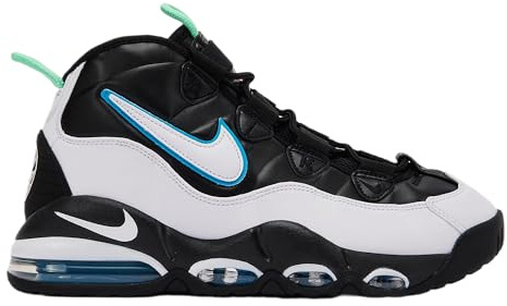 Nike Air Max Uptempo 95 Men's Sneakers, Black/White/Orion Blue/Crimson Pulse/Green Glow, 9.5 UK