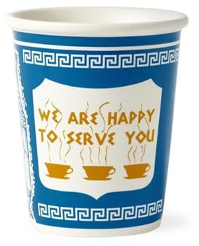 DCRYRPQES Retro-Keramikbecher im New Yorker Stil – Wir freuen uns, Ihnen diesen Kaffeebecher fürs Büro anbieten zu können. Coffee Mug(Large(10 Ounces))