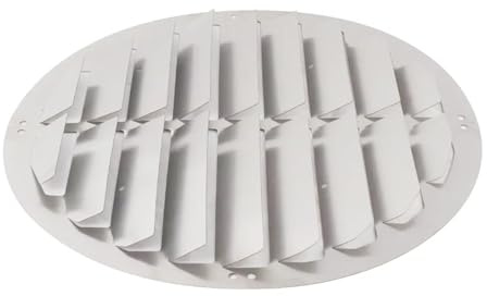 Cubierta universal para aire acondicionado exterior, deflector de viento de metal inoxidable para unidades centrales de aire acondicionado