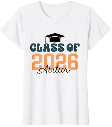 Class of 2026 Outfit Abi 26 Abitur Hut Gymnasium Abschluss T-Shirt