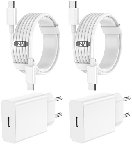 BSTOEM Chargeur USB C Rapide 2Pack, Prise Adaptateur Secteur Type C Charge | USB C Charge pour iPhone 17/16/15/Pro/Pro Max/Plus/pour iPad/pour Samsung Galaxy S25/S24/S23/S22/S21/A17, pour Google Pixel