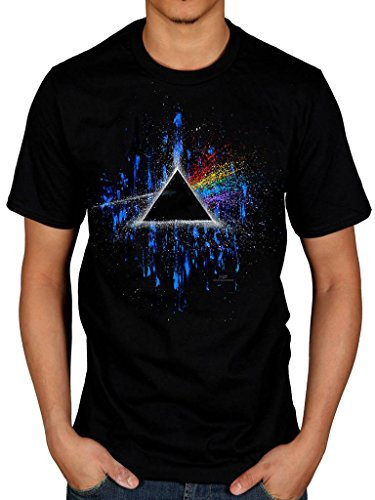 Official Pink Floyd Dark Side of The Moon Pink Splatter 2 T-Shirt