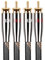 SKW, Cavo RCA da 2RCA maschio a 2RCA maschio per audiofili, per sistemi HiFi, con cavo di interconnessione con diametro di 7 mm (lunghezza di 2m, colore nero, in nylon)