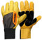 ROSTAING Gants FOREST - Paire de Gants de Protection Pro - Pour les Gros Travaux de Jardinage et la Coupe du Bois - Gants de travail en Cuir – Gants idéals pour les Bûcherons, M