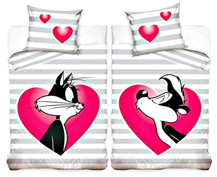 Carbotex Looney Tunes - Bettwäsche, 140x200 cm
