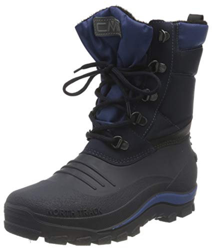 CMP Boys Boy KHALTO Snow Boot, Black Blue,33 EU