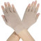 ZLYC Damen Wolle Halbfinger Handschuhe Winter Stricken Fingerlose Handschuhe (Einfarbig Bräune),Einheitsgröße