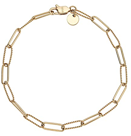 NOELANI Armband Edelstahl Damen Armschmuck, 19 cm, Gold, Kommt in Schmuck Geschenk Box, 2029990