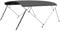 vidaXL Toldo Bimini de 4 Arcos para Barco Embarcación de Recreo Antimoho Correas de Nailon Ajustables Estable Parasol Gris Antracita