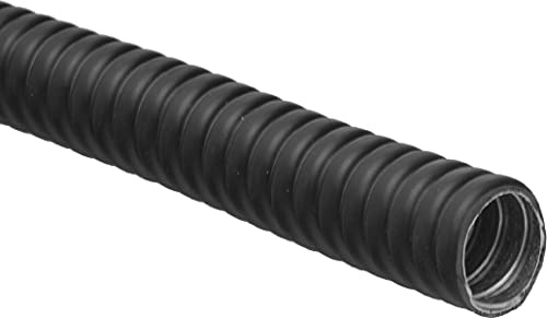 RS PRO KMPS Kabelrohr Polyvinylchlorid Galvanisierter Stahl, Ø 32 mm nom., Schwarz x 30 m IP54