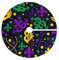 Dussdil Mardi Gras Fleur de Lis Weihnachtsbaumrock 91,4 cm Karnevalsperlen Masken Weihnachtsbaum Röcke Bodenmatte PDA Teppich Dekorationen für Urlaub Zuhause Büro Party Indoor Outdoor Ornamente