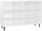 vidaXL Sideboard Beistellschrank Kommode Schrank Anrichte Bücherregal Bücherschrank Mehrzweckschrank Standschrank Hochglanz-Weiß 103,5x35x70cm Holzwerkstoff