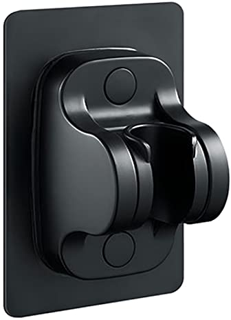 DASITON Support de Douche à Main sans Perçage,Support de Pommeau de Douche Mural avec à Angle Réglable,Imperméable,Adhésif Puissant,Universel Support de Douche pour Salle de Bains(Noir)