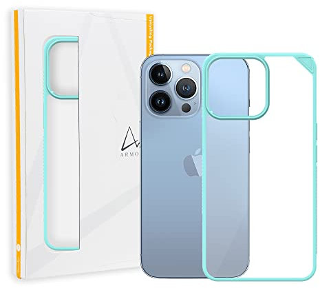 Armor Signature Case for iPhone 13 Pro Max (Turquoise with Orange Tape)