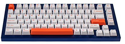 Key Dye-Sub PBT Keycap OraWhi 75% OEM US | JM-70
