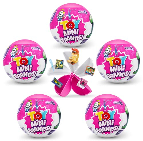 5 Surprise Toy Mini Brands Series 2 Wave 2 Überraschungskapsel (5er Pack)