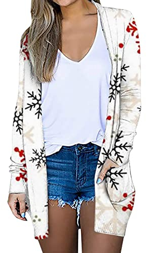 Weihnachten Winterjacke Damen Grosse Grössen Weihnachtspullover Demonia Shaker Joggingjacken Frauen Crewneck S'Questo Oversize Cardigan Damen Mode Winter Hoodie Damen GefüTtert Riesen Hoodie