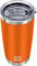 WETOWETO 20oz Insulated Stainless Steel Tumbler, Double Wall Vacuum Leak-proof Travel Coffee Mug, Powder Coated Water Cup (Orange, 1 Pack)