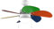 Cecotec Ventilador de Techo con Luz EnergySilence Aero 360 ColorFull. 50W, Diámetro 36” (92cm), 3 Velocidades, 6 Aspas Reversibles, Modo Winter-Summer, Uso sencillo, Interruptor de Cadena