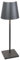 Zafferano, Poldina L Schreibtischlampe, Tragbare und Wiederaufladbare Tischlampe mit Touch Control, Geeignet für Wohnzimmer und Außenbereich, Dimmer, 2200-3000 K, Höhe 49,7 cm, Farbe Dunkelgrau