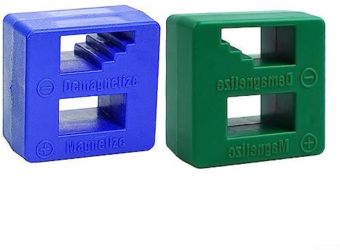 Magnetizzatore smagnetizzatore, smagnetizzare punte per cacciavite, 2 in 1 magnetizzatore smagnetizzatore, magnetizza rapidamente le punte della vite