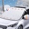 Esteopt Sonnenschutz Auto Frontscheibe, Frontscheibenabdeckung, mit 9 Magneten Frontscheibenabdeckung Auto Windschutzscheiben Abdeckung Sonnenblende Wintergegen Schnee