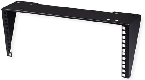 VALUE 19-Wand-/Untertischhalterung, 4 HE, schwarz