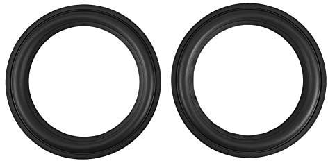 2pcs 8inch Loudspeaker Speaker Surround Repair Rubber Woofer Replacement Parts for HiVi, Nice Effect Rubber