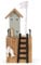 Deko-Figur Maritimes Holzhaus: Hafen-Häuschen, Sommer, Meer, Strand & Urlaub, Maritime Dekoration Bad & Wohnzimmer, Maritimdeko Innen, Baddeko Maritim, Holzdeko Strandhaus Holz, ‎6,5 x 4 x 16,5 cm