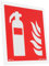 notlok Safety Work – Feuerlöscher Schild aus PVC [ 20x20 cm ] selbstklebend nach DIN EN ISO 7010 | Brandschutz Piktogramme | Schild Feuerlöscher für Innen & Außen | Wetterfeste Sicherheitsschilder