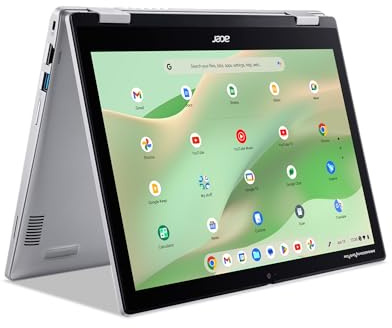 Acer Chromebook Spin 312 CP312-1HN-34Z7 - Computer portatile convertibile Intel Core i3-N305 | Display touch da 31 cm WUXGA IPS Corning Gorilla Glass | 8GB LPDDR5 | 128GB eMMC | Wi-Fi 6E | Webcam Full