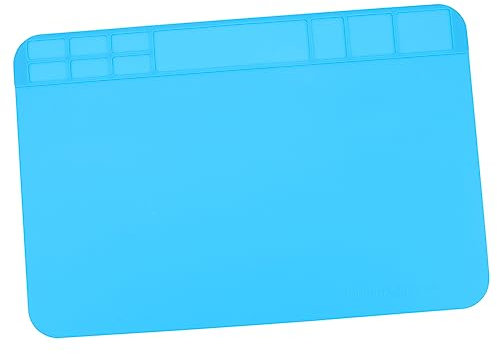 ORFOFE Silikonmatten Für Lötstationen Hitzebeständige Arbeitsmatte Aus Silikon Für Reparaturarbeitstischmatte Lötplattform-pad Rutschfeste Oberfläche