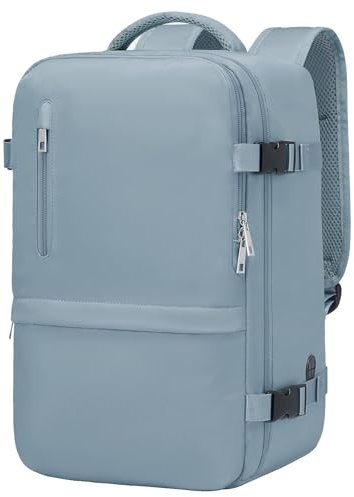 Xkdoai Mochila Viaje Cabina Avion 40x20x25 Mochila Viaje para Ryanair Equipaje de Mano con Bolsa Antirrobo Bolsillo de Botellas para Viaje Corto