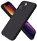 Silicone Case Designed for iPhone 13 Mini Case, Ultra Slim Shockproof Protective Liquid Silicone Phone Case with Soft Anti-Scratch Microfiber Lining, 5.4 inch, Black