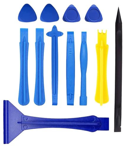 Kit de reparación de teléfonos portátiles - 12 piezas de reparación electrónica para teléfonos móviles, tabletas y computadoras | Herramienta spudger para aberturas de pantalla, reparación de batería