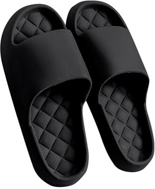 Générique 2025 Chaussons Antidérapants pour Hommes Femmes Pantoufles de Douche Très Léger Semelle Épaisse Amorti Soft Bout Ouvert Pas Cher Sandales pour Maison, Jardin, Salle de Bain, Piscine, Plage
