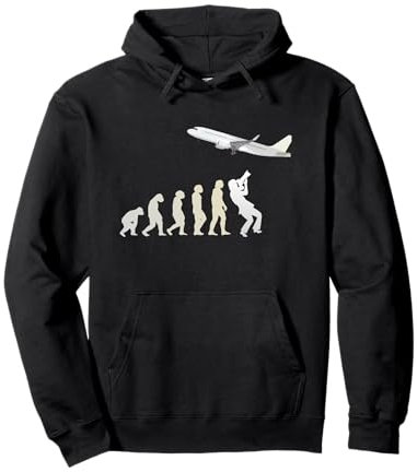 Planespotter Evolution Piloten Flugzeug Fliegen Planespotter Pullover Hoodie