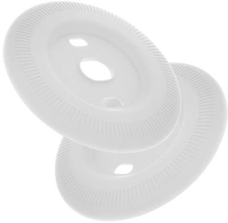 NUOBESTY 2piezas Protectora Del Termostato Placa De Pared De Silicona Kit Embellecedor Para Termostato Compatible Nest Thermostat Para Decoración De Pared De Calefacción