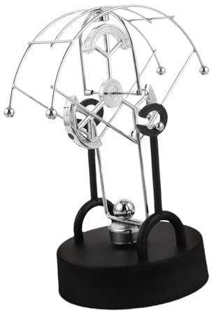 ibasenice Desktop Perpetual Motion Machine Creative Rotating for Office Decor Stylish Physics Gadget for Adults Mesmerizing Desk Accessory for Office Workers
