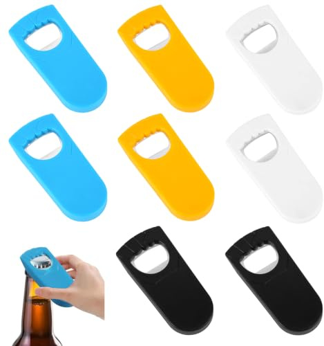 Set 8 Abrebotellas de Cerveza Portátil en Metal y Mango de Plástico(9*4cm)