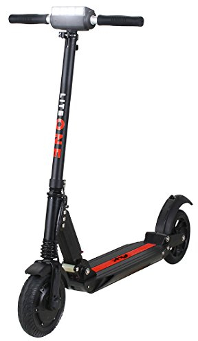 eFlux Lite One - 𝟯𝟬 km/h - 𝟱𝟬𝟬 Watt Motor - 𝟯𝟬 km Reichweite (Schwarz Rot)