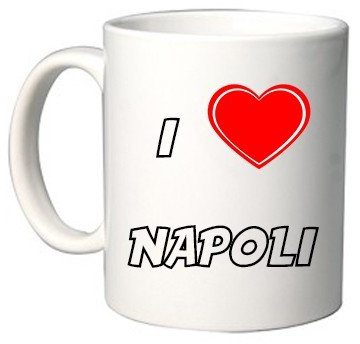 DìMò Art Personalisierte Tasse I Love Heart Napoli Mug Gift I Love Napoli