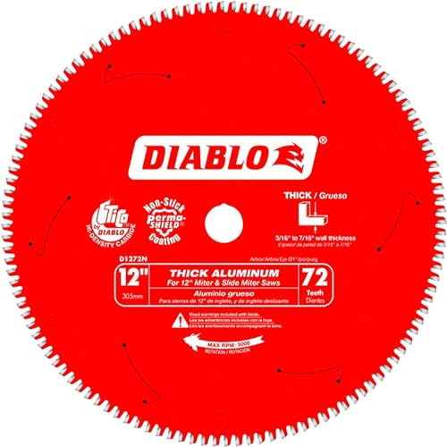 12 X 72 Diablo NF CSB 1 BORE