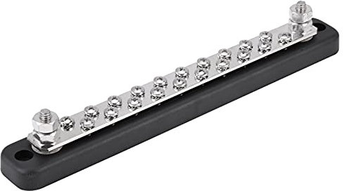 Bus Bar Morsettiera, 20 Position 2 Stud Bus Bar Morsettiera Morsettiera elettrica AC 130A DC 150A