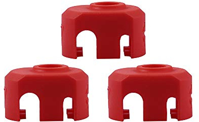 Silikon-Socken für Dragonfly Hotend BMS und BMO Heizblock, Rot, 3 Stück